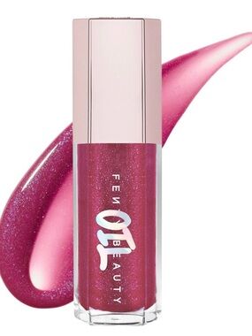 Fenty Gloss Bomb Oil Luminizing Lip Oil 'N Gloss Razzberry Jamz NWB